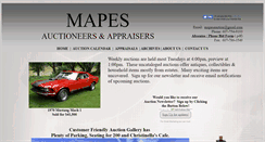 Desktop Screenshot of mapesauction.com